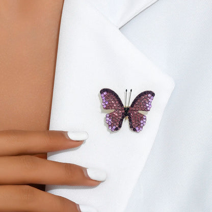 Sparkling Butterfly Brooch