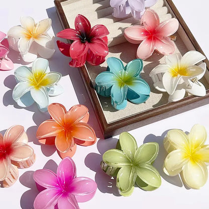 Bohemian Flower Hair Claw Clip