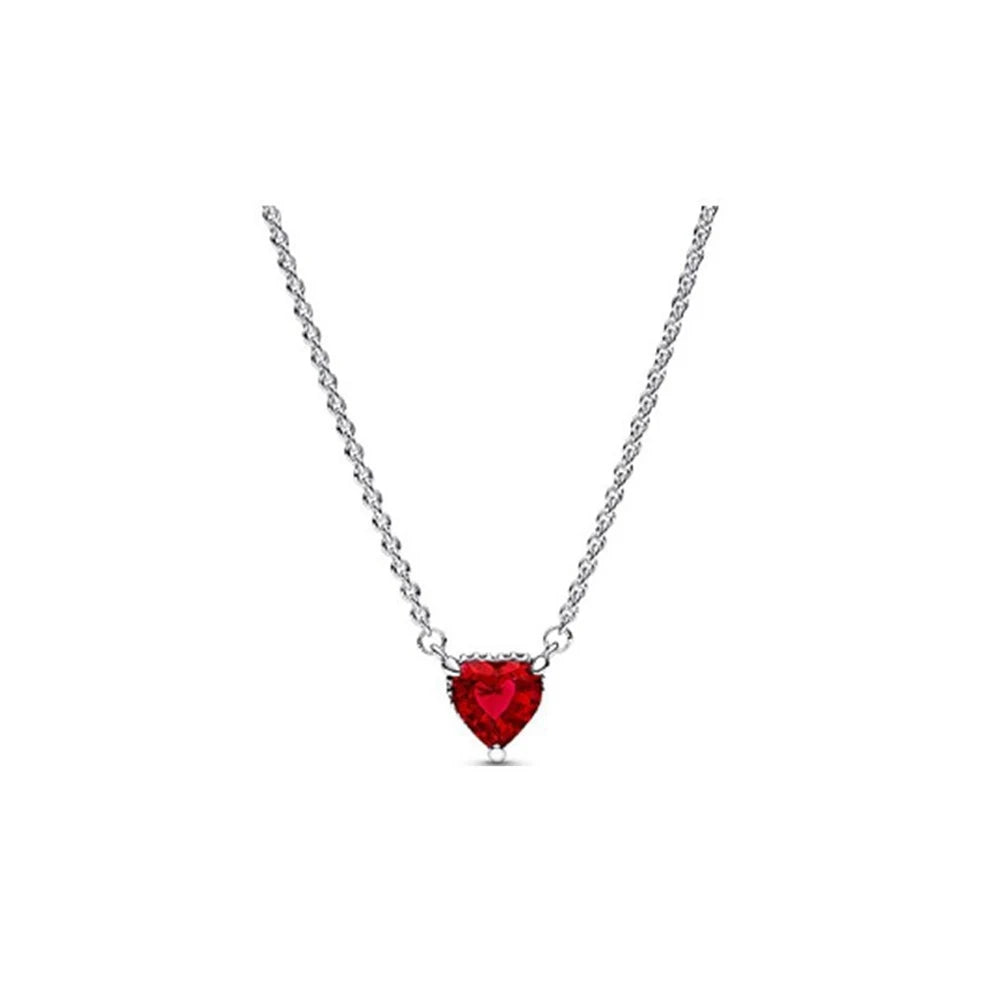 Silver Heart Pendant Necklace