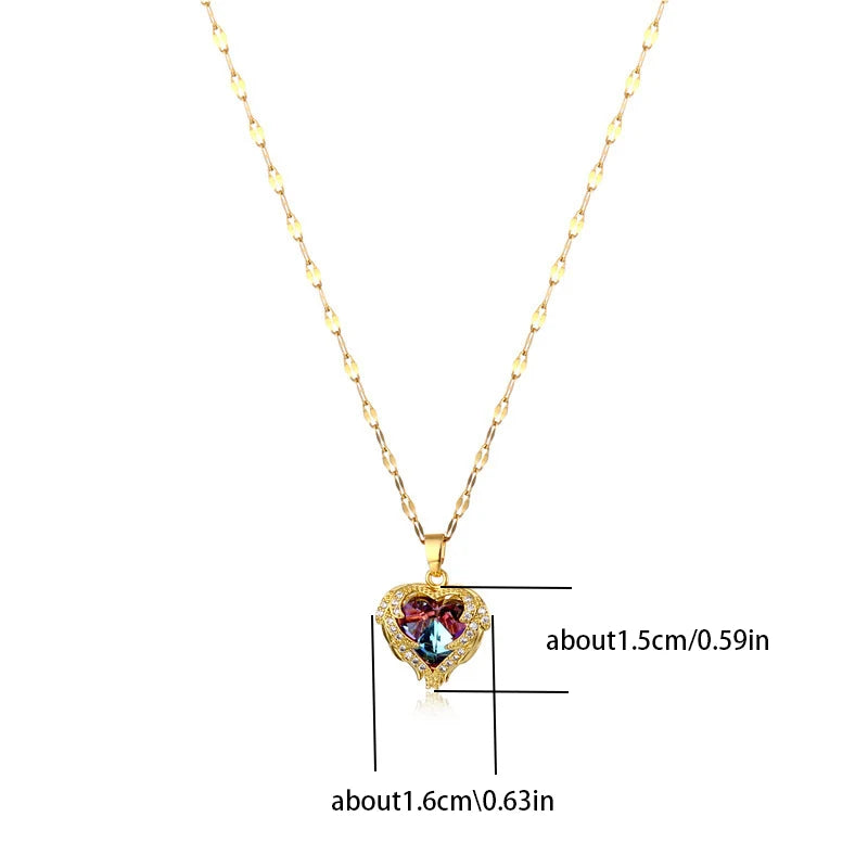 Crystal Heart Necklace