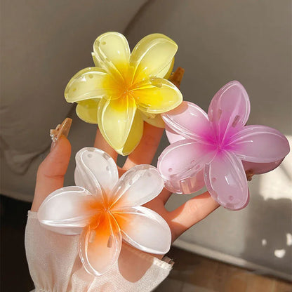 Bohemian Flower Hair Claw Clip