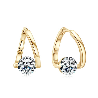 Luxury Twisted Hoop Earrings