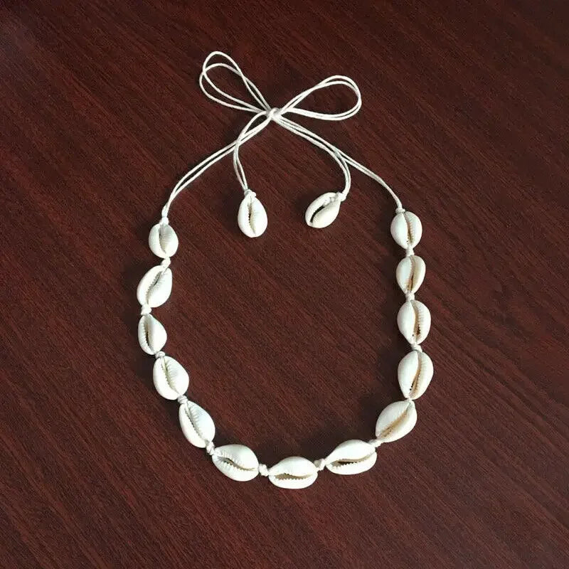 Boho Shell Beach Choker Necklace