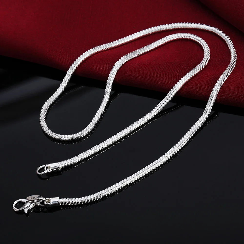 Silver Snake Chain Necklace