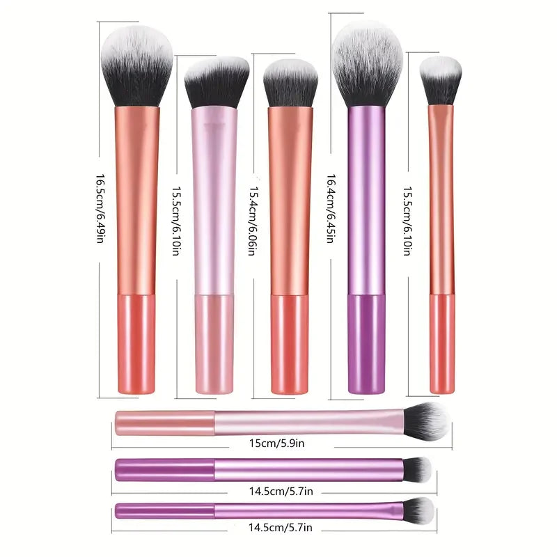 8-Piece Makeup Brush Set
