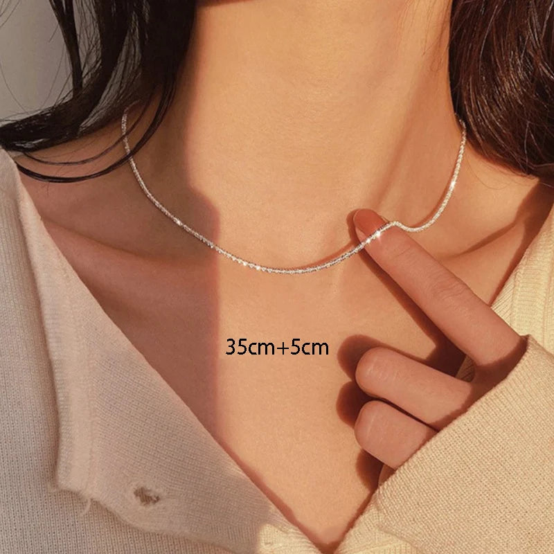 Silver Choker Necklace