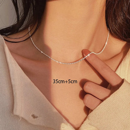Silver Choker Necklace