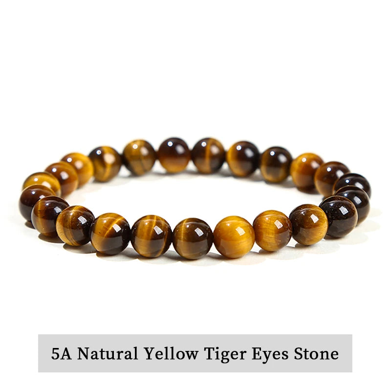 Natural Crystal Healing Bead Bracelet