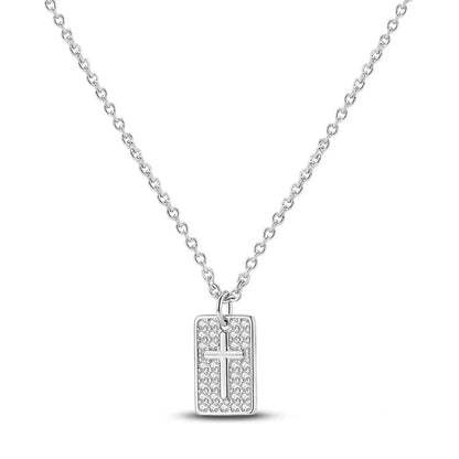 Sweet Elegance Silver Charm Necklace