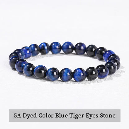 Natural Crystal Healing Bead Bracelet
