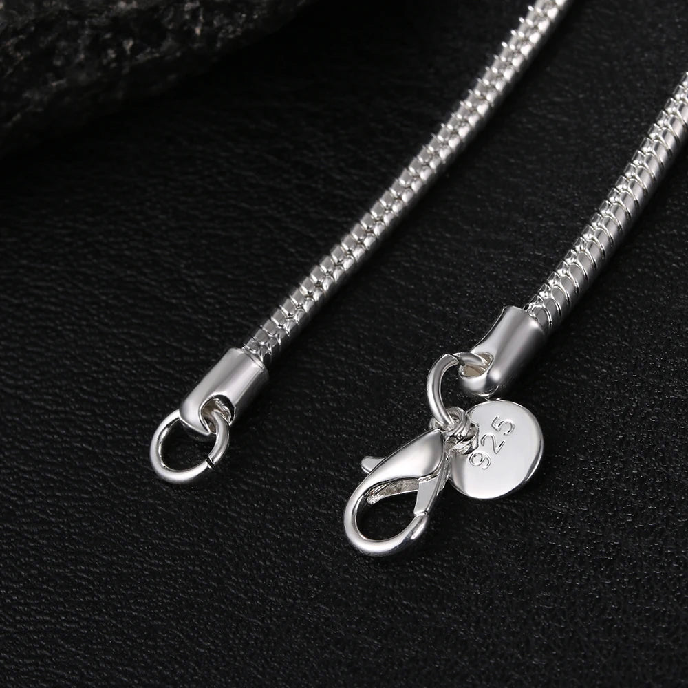 Silver Snake Chain Necklace