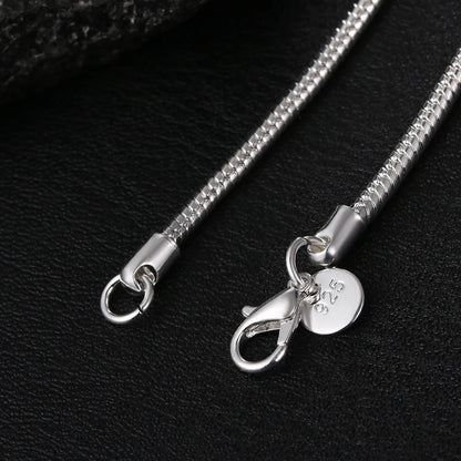 Silver Snake Chain Necklace
