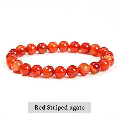 Natural Crystal Healing Bead Bracelet