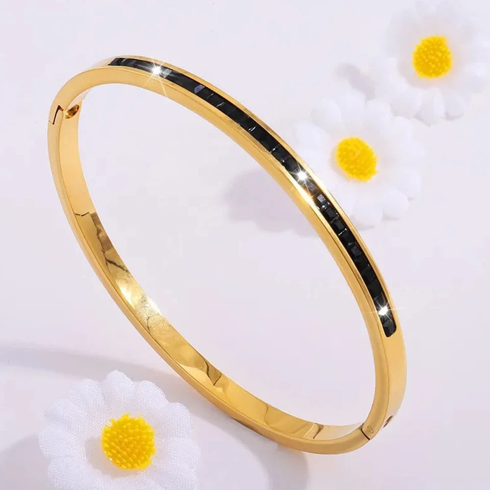 Stackable Zirconia Bangle Set