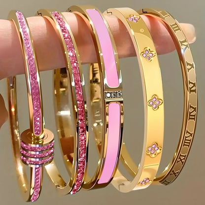 Stackable Zirconia Bangle Set
