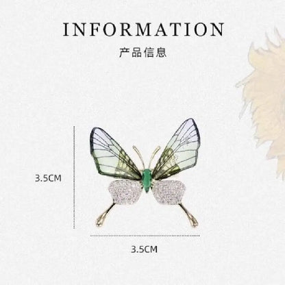 Sparkling Butterfly Brooch