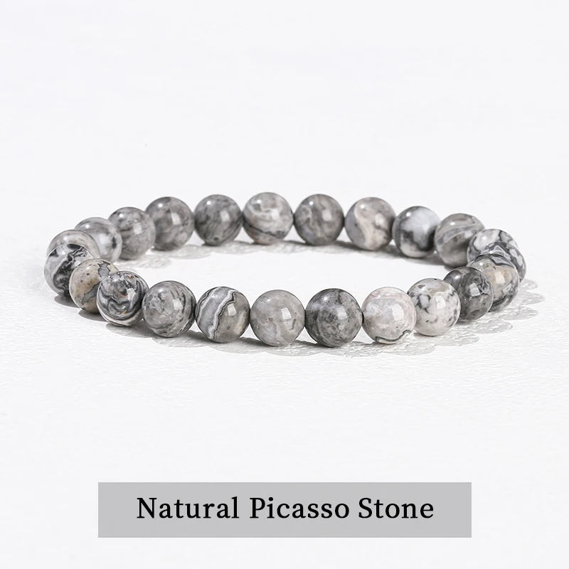 Natural Crystal Healing Bead Bracelet