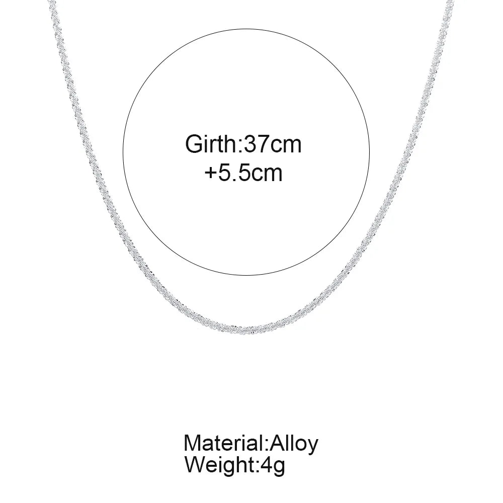 Silver Choker Necklace