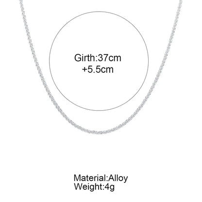 Silver Choker Necklace