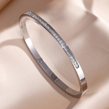 Stackable Zirconia Bangle Set