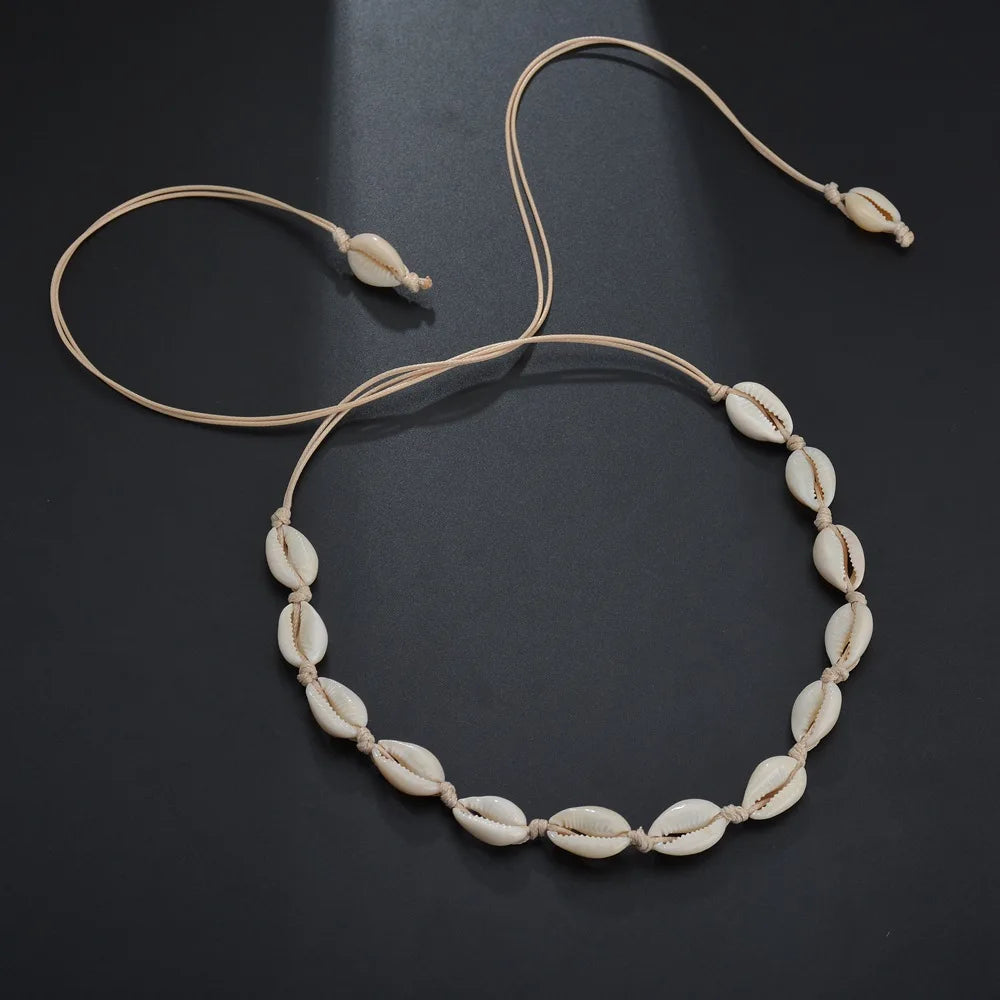Boho Shell Beach Choker Necklace