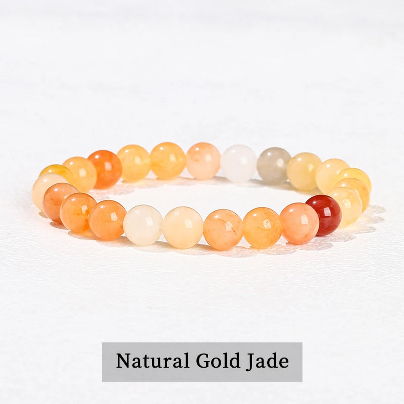 Natural Crystal Healing Bead Bracelet