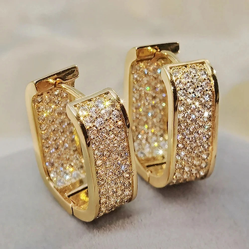 Sparkling Stud Earrings
