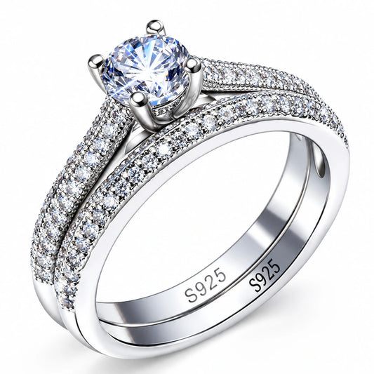 Vintage Wedding Ring Set