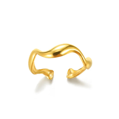 Gold Stainless Steel Couple Rings