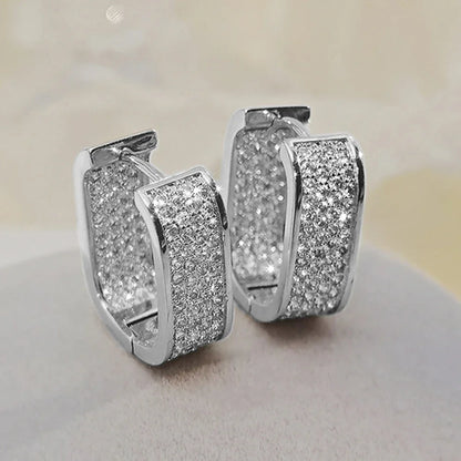 Sparkling Stud Earrings