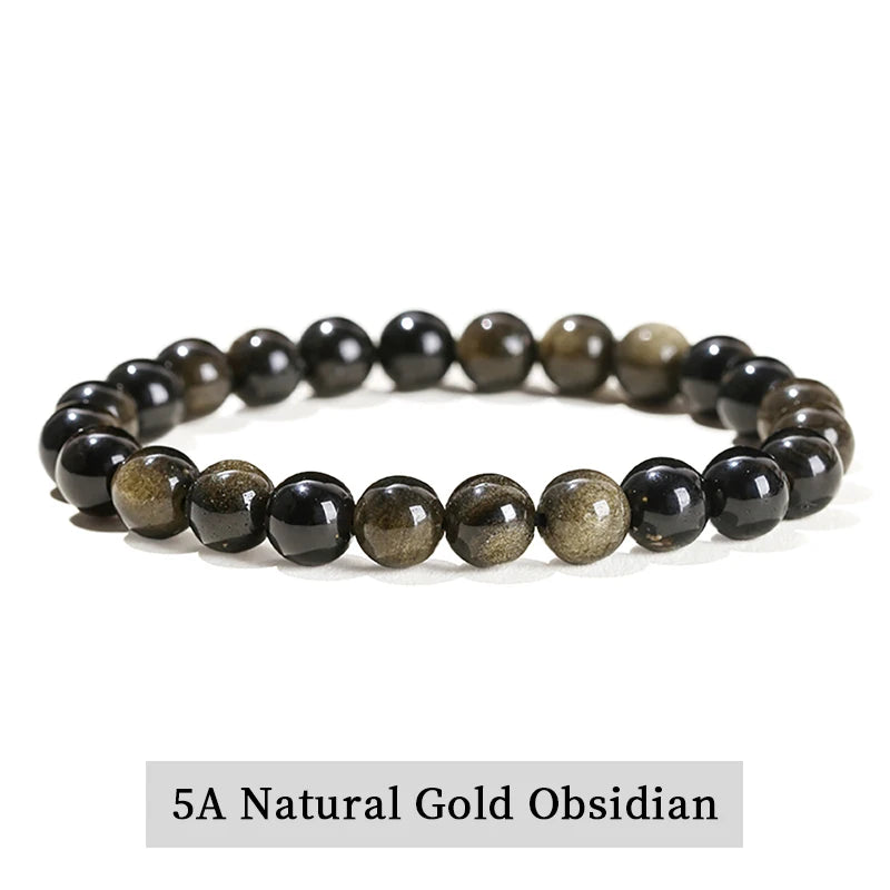Natural Crystal Healing Bead Bracelet