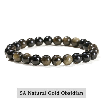 Natural Crystal Healing Bead Bracelet