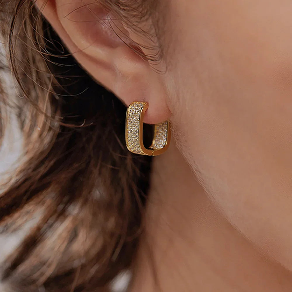Sparkling Stud Earrings