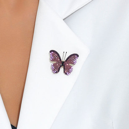 Sparkling Butterfly Brooch