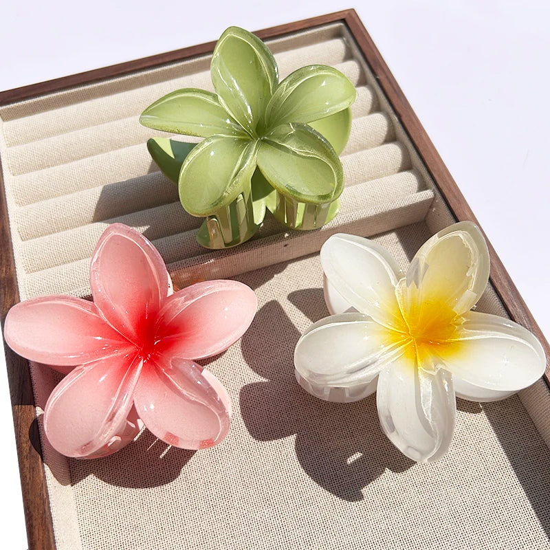 Bohemian Flower Hair Claw Clip