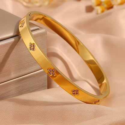Stackable Zirconia Bangle Set