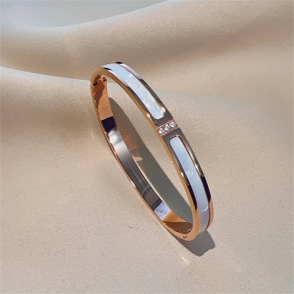 Stackable Zirconia Bangle Set