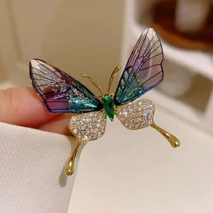 Sparkling Butterfly Brooch