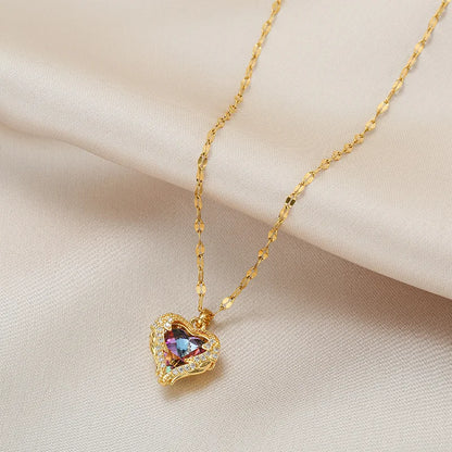 Crystal Heart Necklace