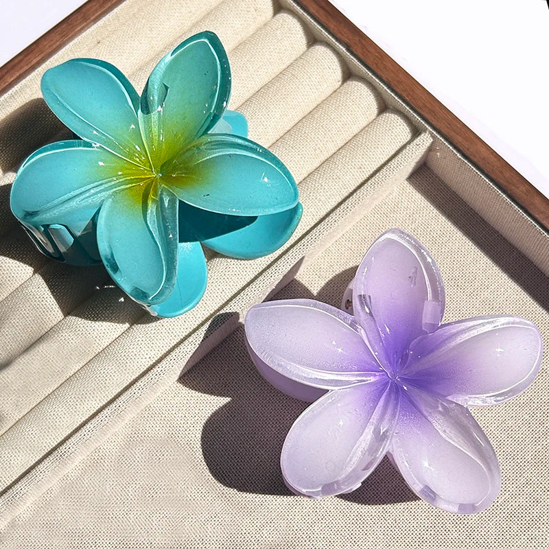 Bohemian Flower Hair Claw Clip