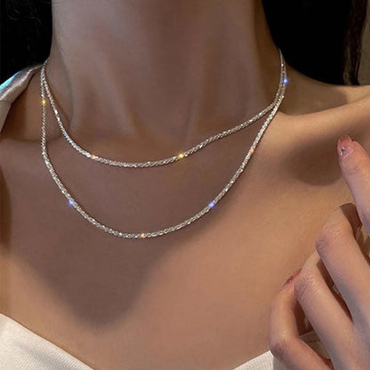Silver Choker Necklace