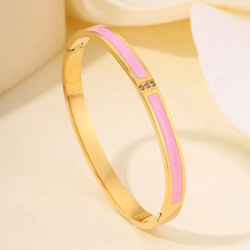Stackable Zirconia Bangle Set
