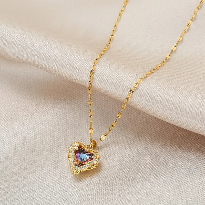 Crystal Heart Necklace