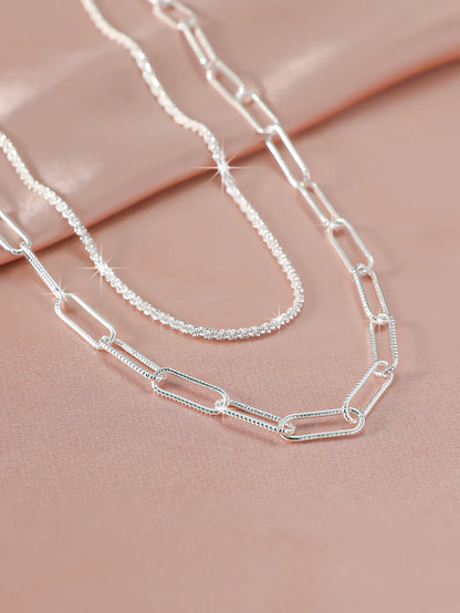 Silver Choker Necklace