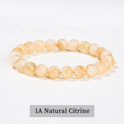 Natural Crystal Healing Bead Bracelet