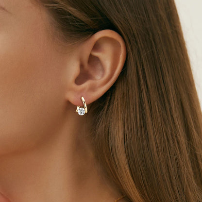 Luxury Twisted Hoop Earrings