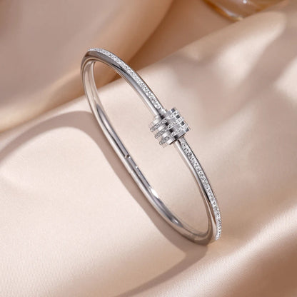 Stackable Zirconia Bangle Set