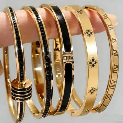 Stackable Zirconia Bangle Set