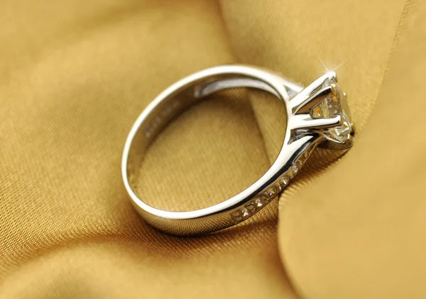 Sterling Silver Solitaire Ring