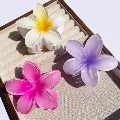 Bohemian Flower Hair Claw Clip
